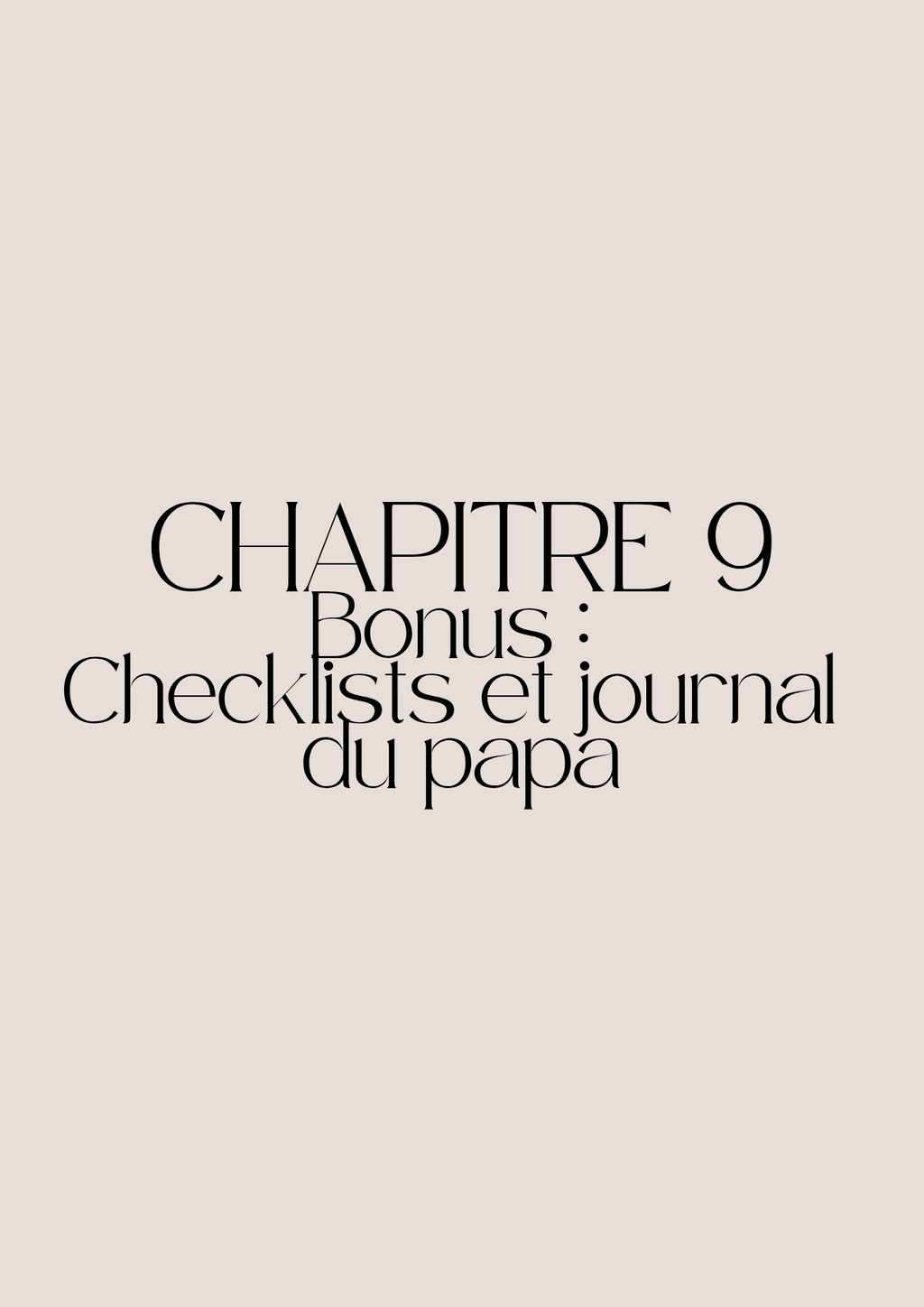 Guide nouveau papa