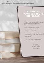 Maman organisée, maman sereine