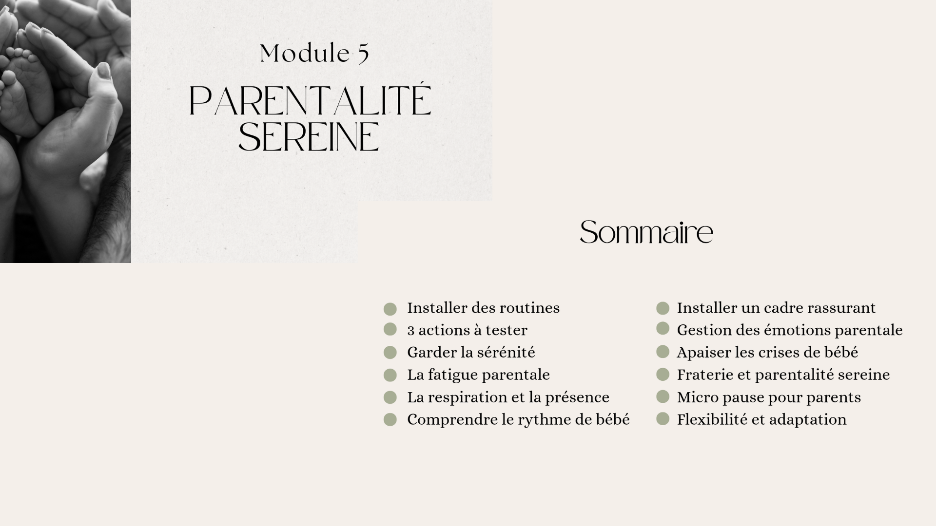 Programme complet Parentalité Réaliste